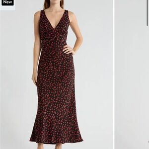 Princess Polly Black and Red Maxi Dress